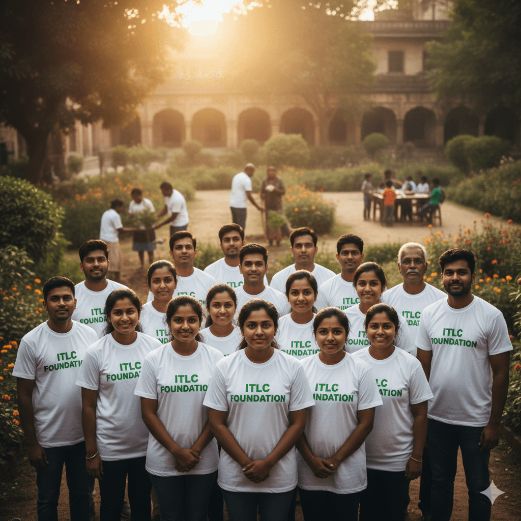 Volunteers at the best NGO in Lucknow